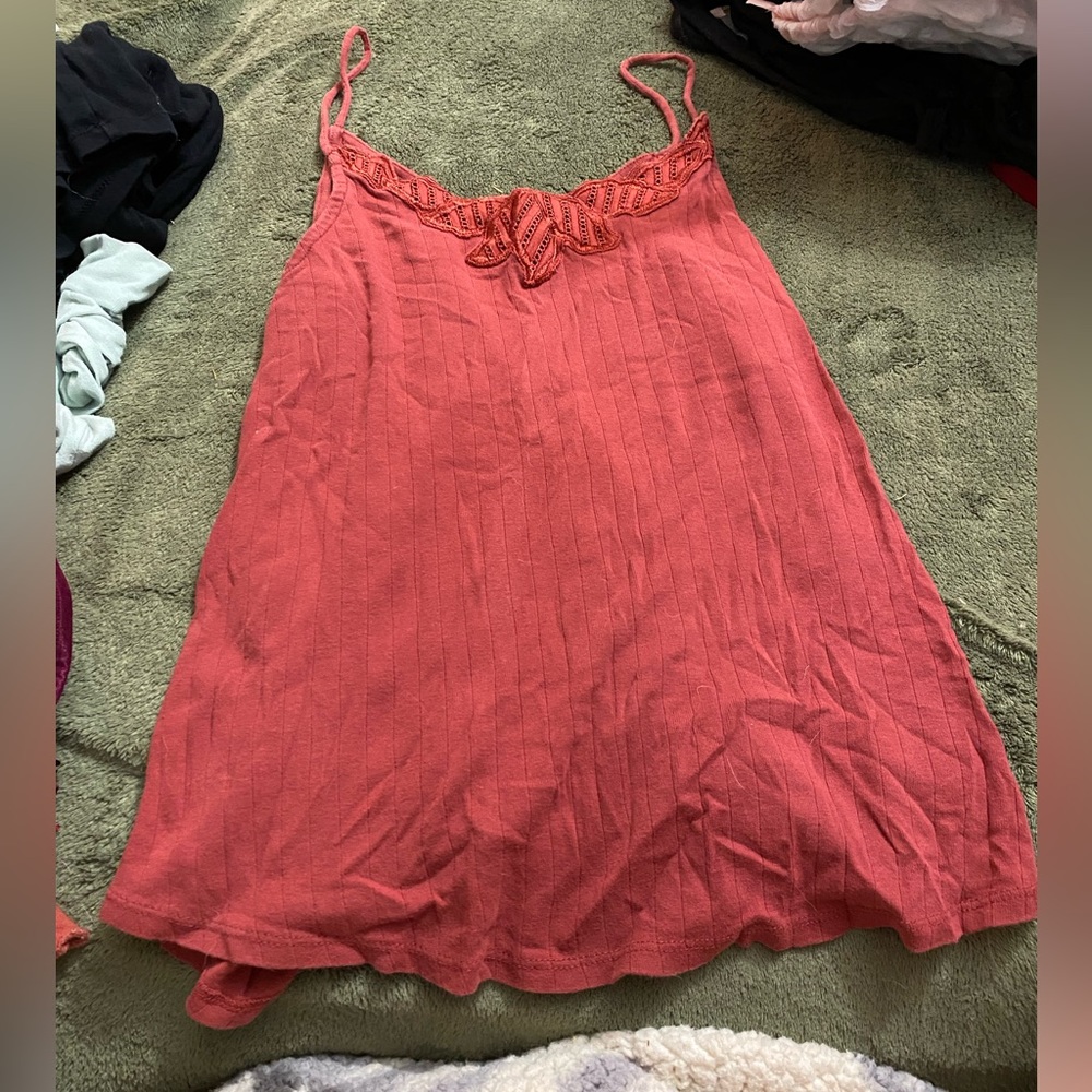 Red ish pink shyanne tank top